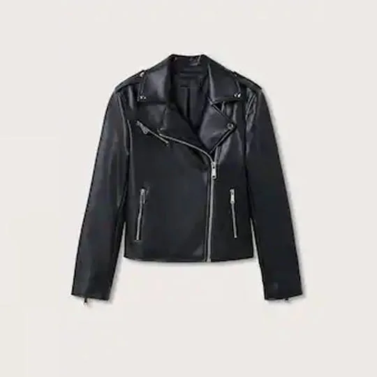 Buy Best Style Fashion black women's leather biker jacket For Sale